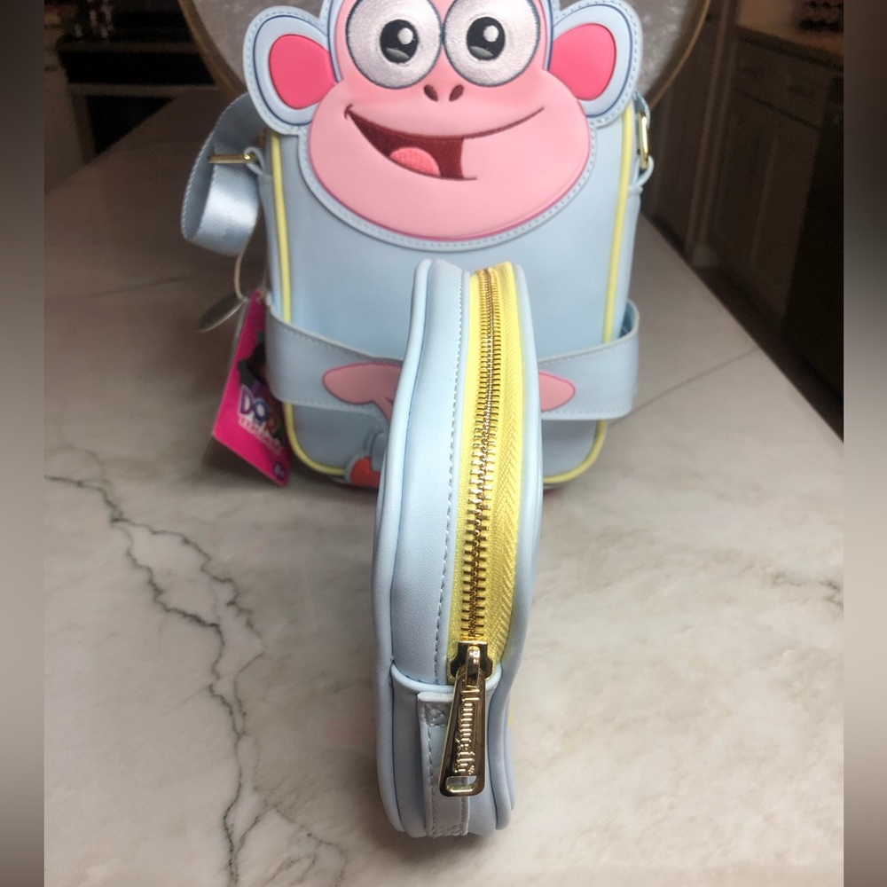 Loungefly Dora the Explorer Boots Crossbody Bag Same Day Shipping Brand New - Picture 8 of 15